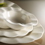 Hermia Vajilla de Porcelana de 24 Piezas en Crema